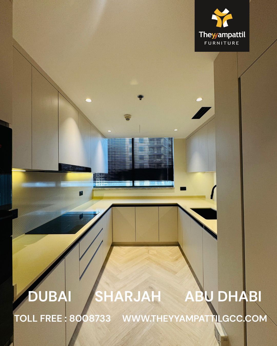 luxury kitchen cabinets Dubai design