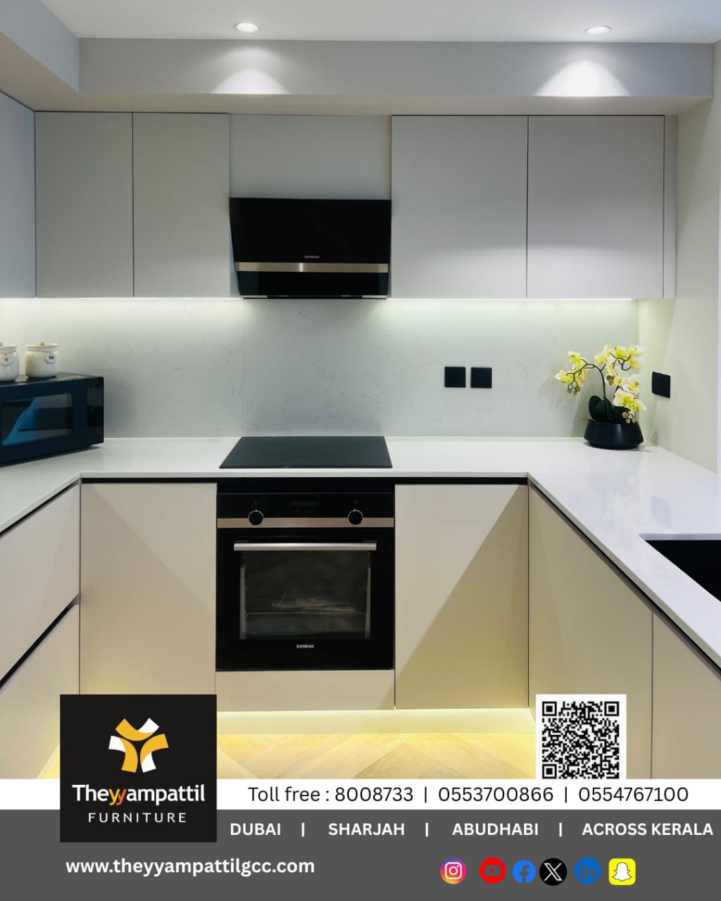 luxury kitchen cabinets Dubai design